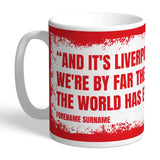 Personalised Liverpool FC Fan Chant Mug