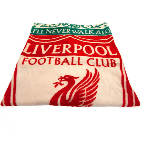 Liverpool FC Fleece Blanket YNWA  - Official Merchandise Gifts