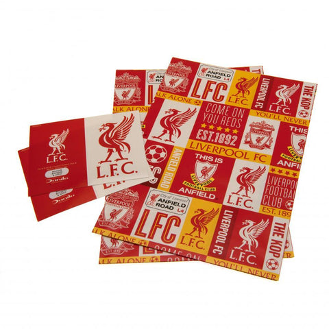 Liverpool FC Gift Wrap  - Official Merchandise Gifts