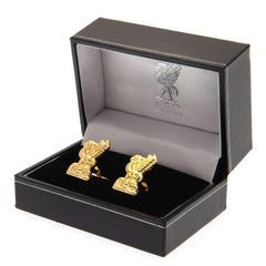 Liverpool FC Gold Plated Cufflinks LB  - Official Merchandise Gifts
