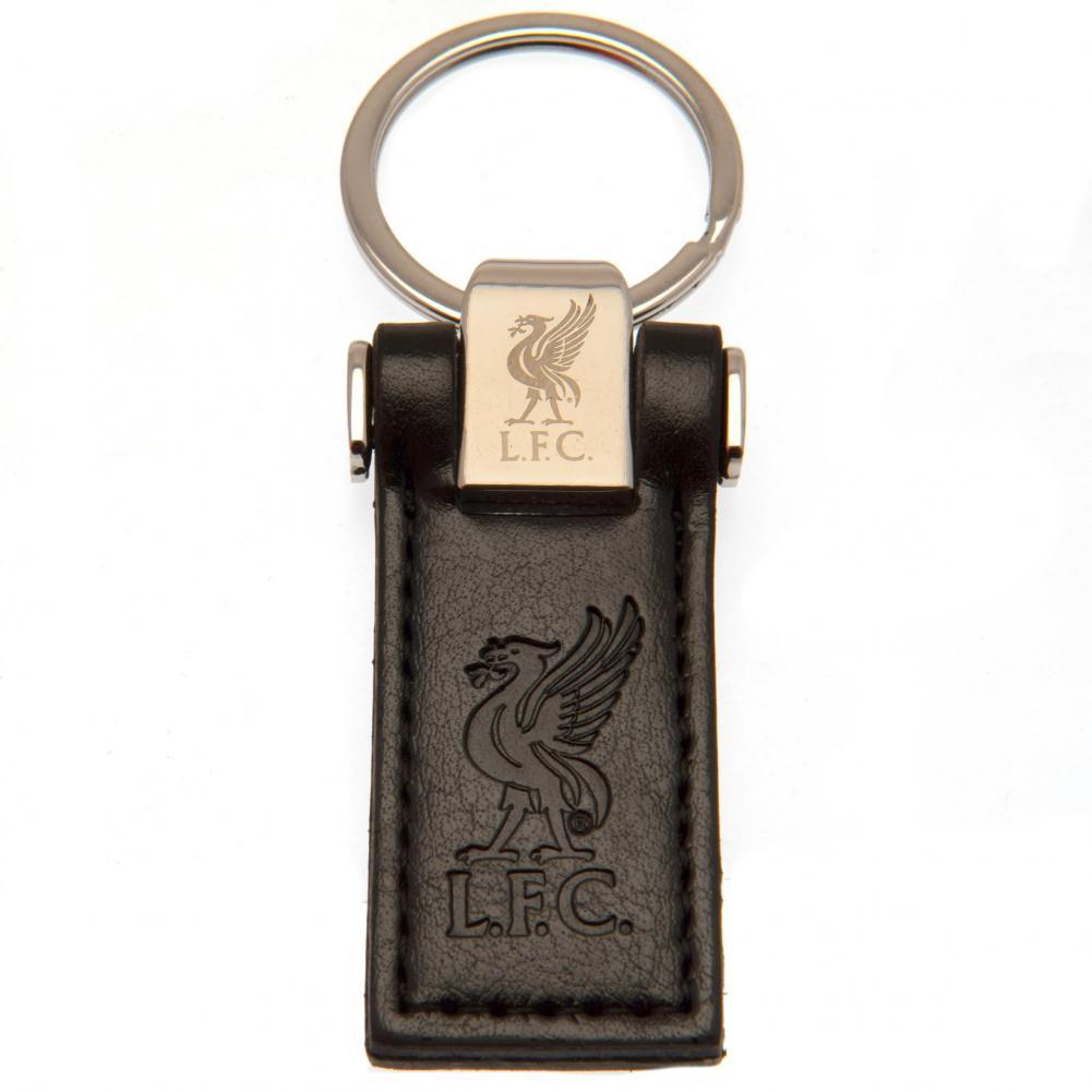 Liverpool FC Leather Key Fob  - Official Merchandise Gifts