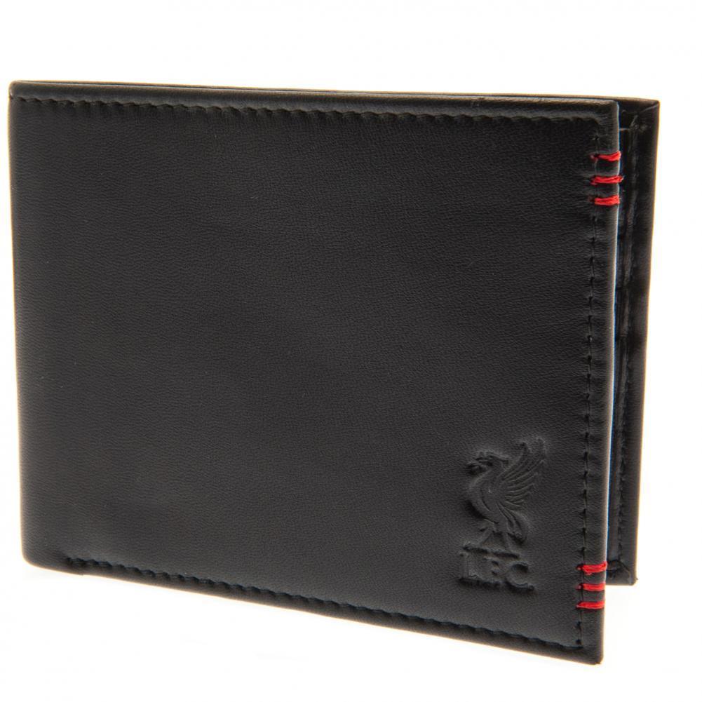 Liverpool FC Leather Stitched Wallet  - Official Merchandise Gifts
