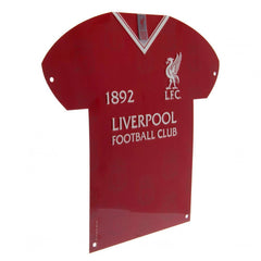 Liverpool FC Metal Shirt Sign LB  - Official Merchandise Gifts