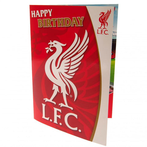 Liverpool FC Musical Birthday Card  - Official Merchandise Gifts