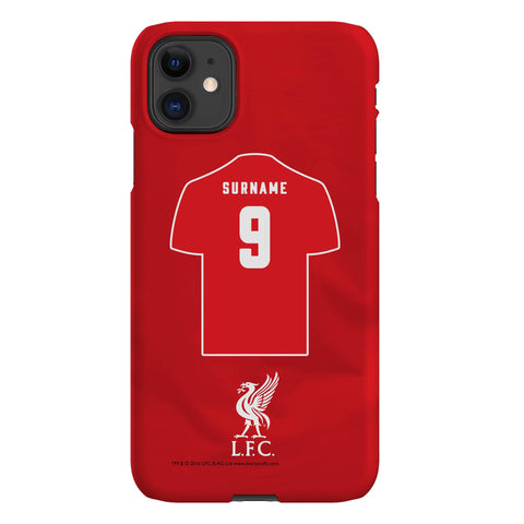 Liverpool FC Personalised iPhone 11 Snap Case