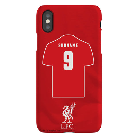 Liverpool FC Personalised iPhone X Snap Case