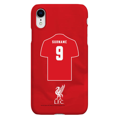 Liverpool FC Personalised iPhone XR Snap Case