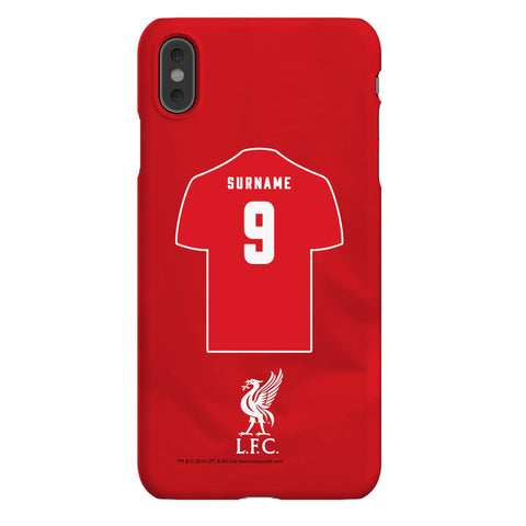 Liverpool FC Personalised iPhone XS Max Snap Case