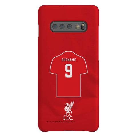 Liverpool FC Personalised Samsung Galaxy S10 Plus Snap Case