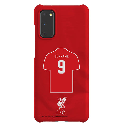 Liverpool FC Personalised Samsung Galaxy S20 Snap Case