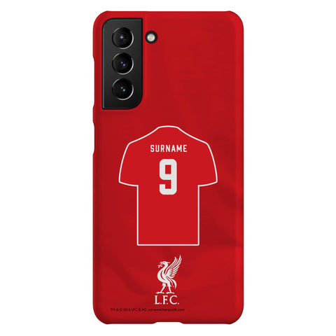 Liverpool FC Personalised Samsung Galaxy S21 Plus Snap Case