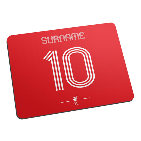 Personalised Liverpool FC Retro Shirt Mouse Mat