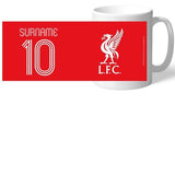 Personalised Liverpool FC Retro Shirt Mug