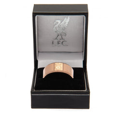 Liverpool FC Rose Gold Plated Ring Large  - Official Merchandise Gifts