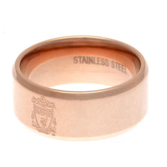 Liverpool FC Rose Gold Plated Ring Small  - Official Merchandise Gifts