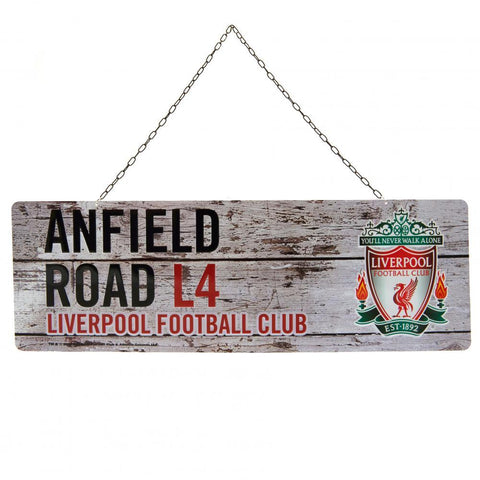 Liverpool FC Rustic Garden Sign  - Official Merchandise Gifts