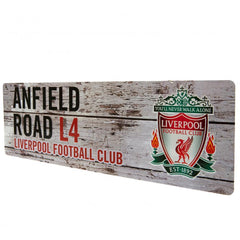 Liverpool FC Rustic Garden Sign  - Official Merchandise Gifts