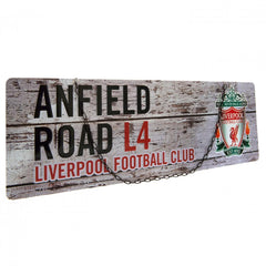 Liverpool FC Rustic Garden Sign  - Official Merchandise Gifts
