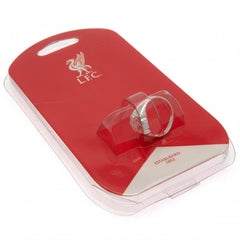 Liverpool FC Silver Plated Crest Ring Large  - Official Merchandise Gifts