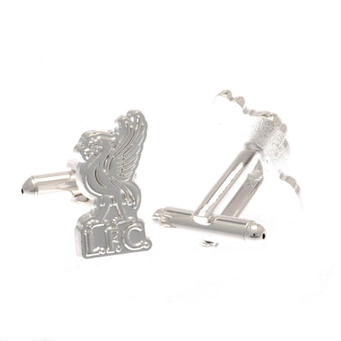 Liverpool FC Silver Plated Formed Cufflinks LB  - Official Merchandise Gifts