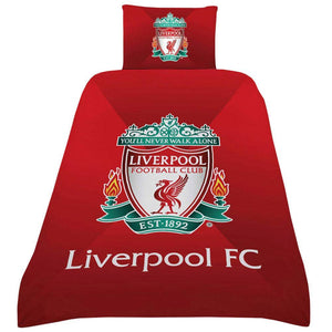 Liverpool FC Single Duvet Set GR  - Official Merchandise Gifts