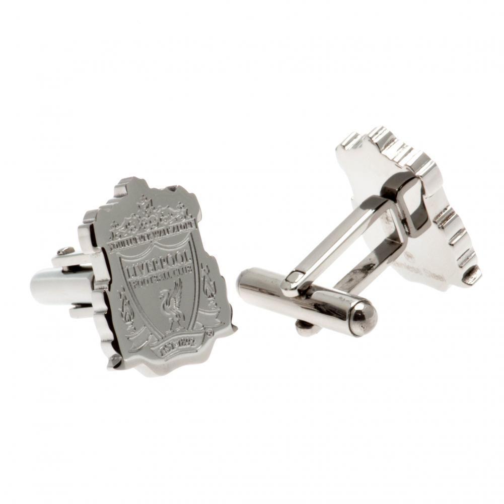 Liverpool FC Stainless Steel Formed Cufflinks CR  - Official Merchandise Gifts