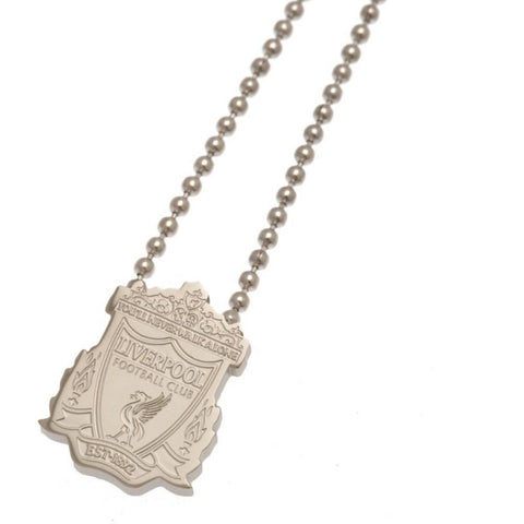 Liverpool FC Stainless Steel Pendant & Chain  - Official Merchandise Gifts