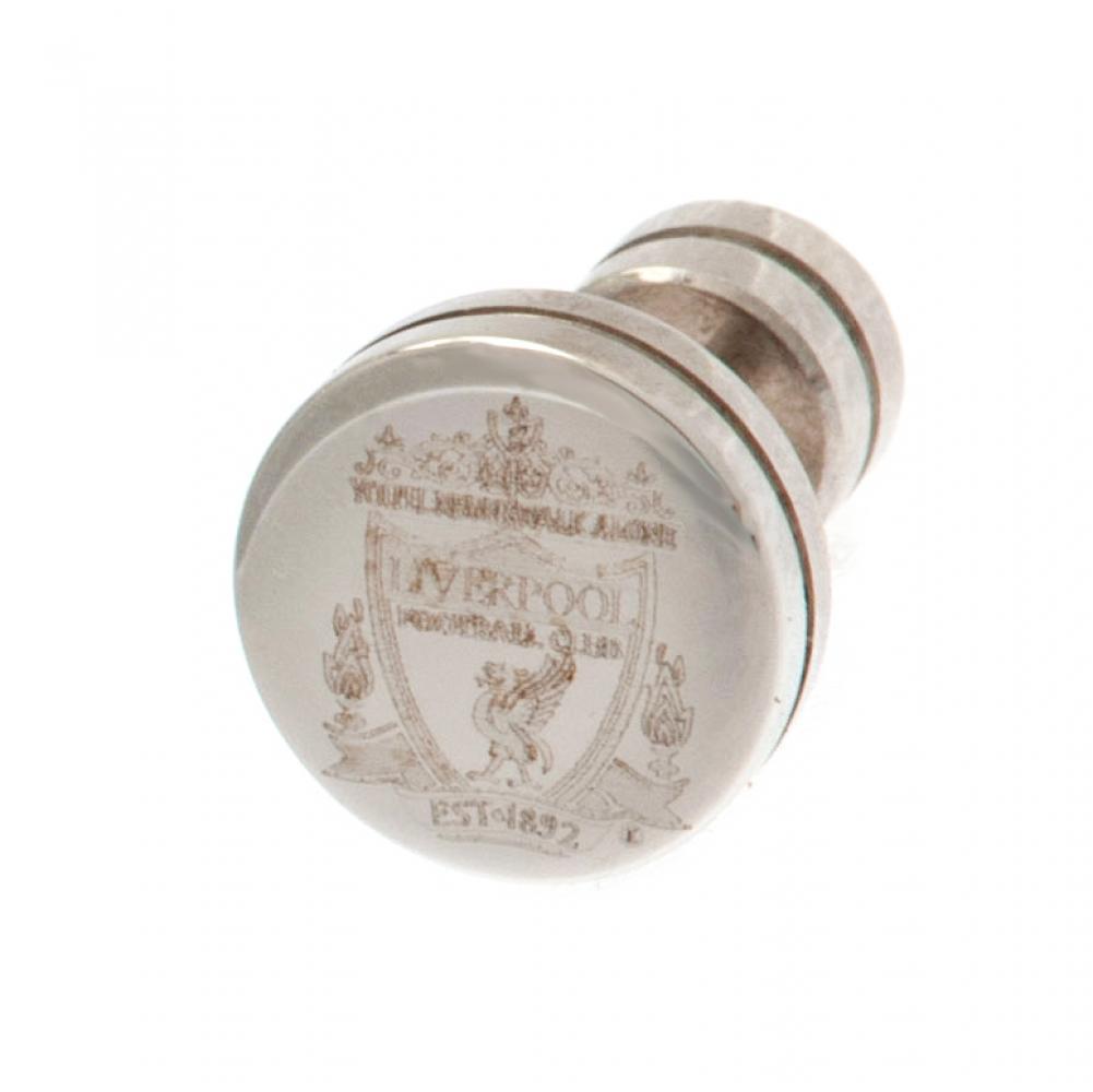 Liverpool FC Stainless Steel Stud Earring CR  - Official Merchandise Gifts