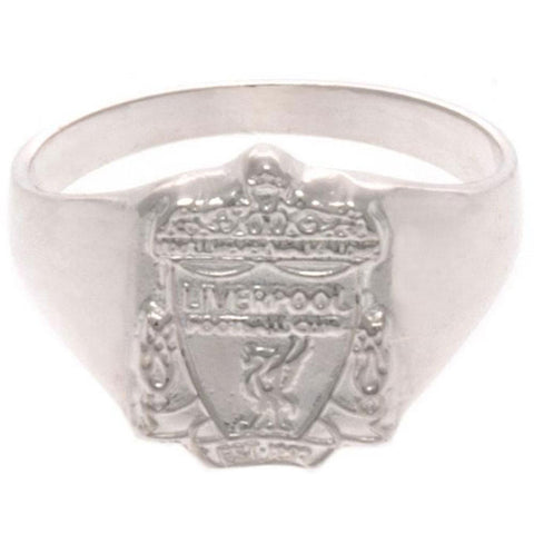 Liverpool FC Sterling Silver Ring Small  - Official Merchandise Gifts