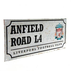 Liverpool FC Street Sign Retro  - Official Merchandise Gifts