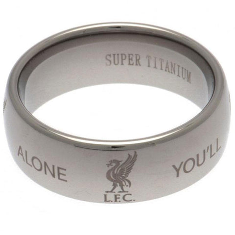 Liverpool FC Super Titanium Ring Large  - Official Merchandise Gifts