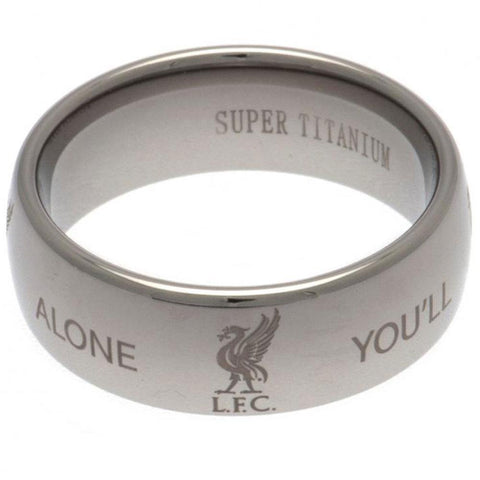 Liverpool FC Super Titanium Ring Medium  - Official Merchandise Gifts