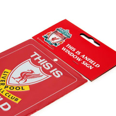 Liverpool FC Window Sign SQ  - Official Merchandise Gifts