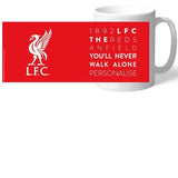 Personalised Liverpool FC Word Collage Mug