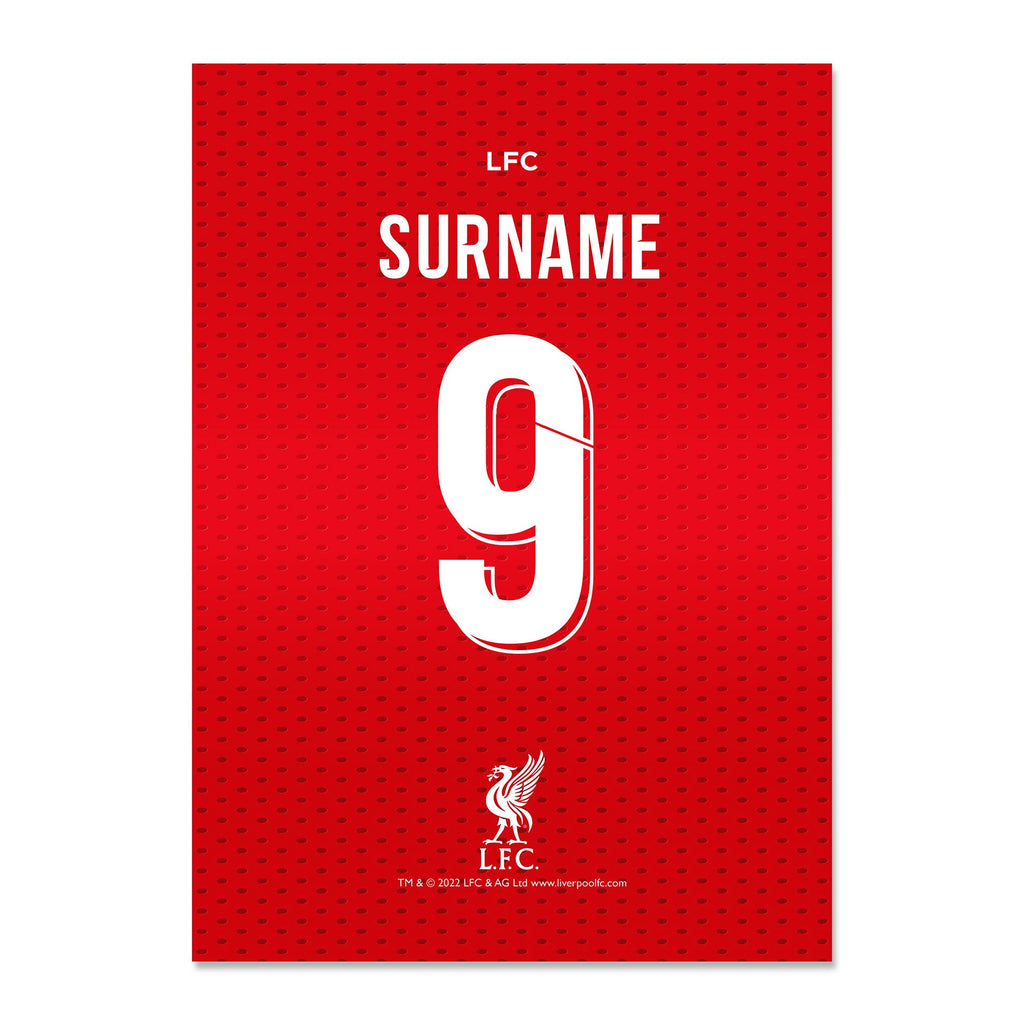 Liverpool Personalised A4 Aluminium Print