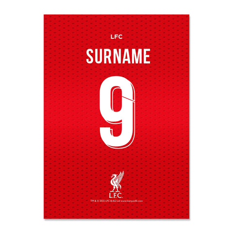 Liverpool Personalised A4 Aluminium Print