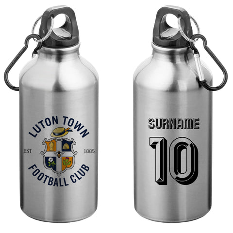 Luton Town FC Personalised Water Bottle For Drinks