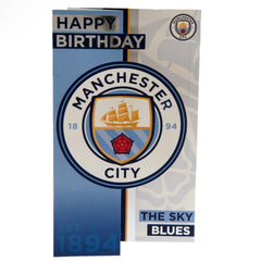 Manchester City Birthday Card  - Official Merchandise Gifts