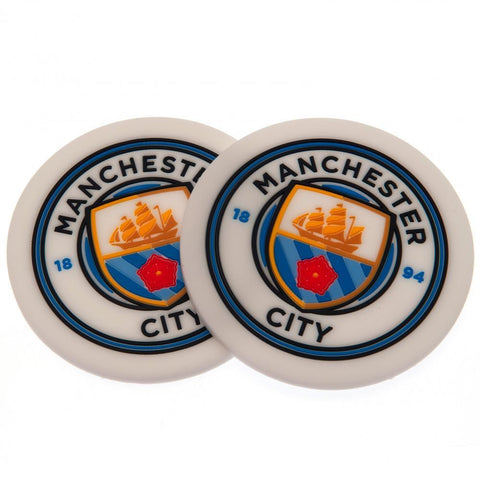 Manchester City FC 2pk Coaster Set  - Official Merchandise Gifts