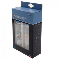 Manchester City FC 2pk Feeding Bottles  - Official Merchandise Gifts