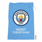 Manchester City FC Back of Shirt Santa Sack