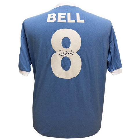 Manchester City FC Bell Signed Shirt  - Official Merchandise Gifts