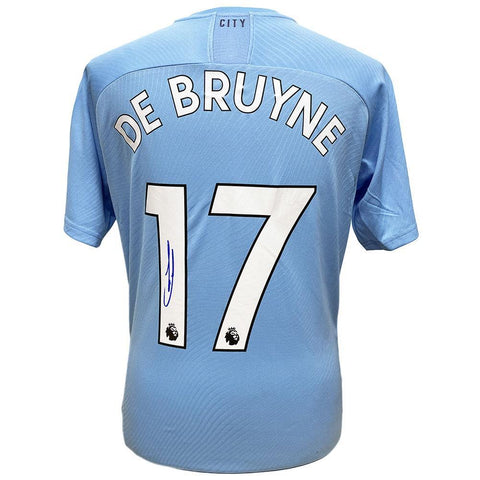 Manchester City FC De Bruyne Signed Shirt  - Official Merchandise Gifts