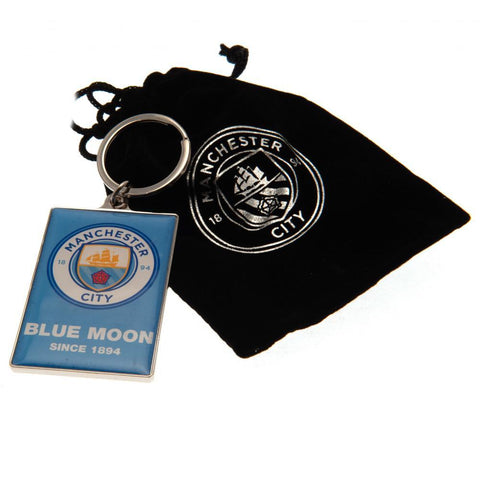 Manchester City FC Deluxe Keyring  - Official Merchandise Gifts