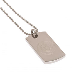 Manchester City FC Engraved Dog Tag & Chain  - Official Merchandise Gifts