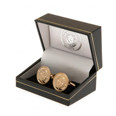 Manchester City FC Gold Plated Cufflinks  - Official Merchandise Gifts