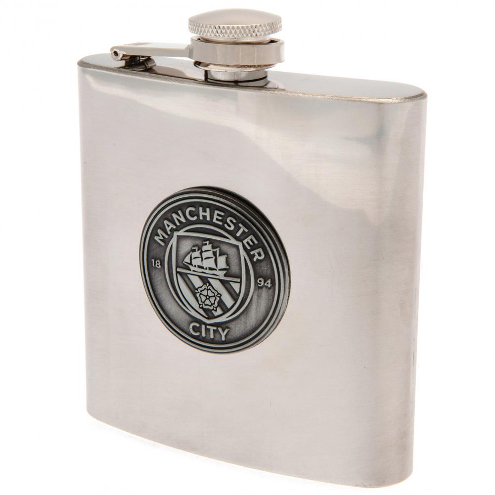 Manchester City FC Hip Flask  - Official Merchandise Gifts
