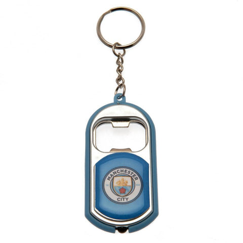 Manchester City FC Key Ring Torch Bottle Opener  - Official Merchandise Gifts