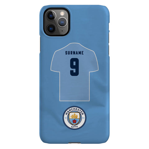 Manchester City FC Personalised iPhone 11 Pro Max Snap Case