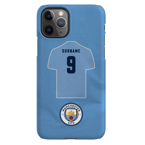 Manchester City FC Personalised iPhone 11 Pro Snap Case